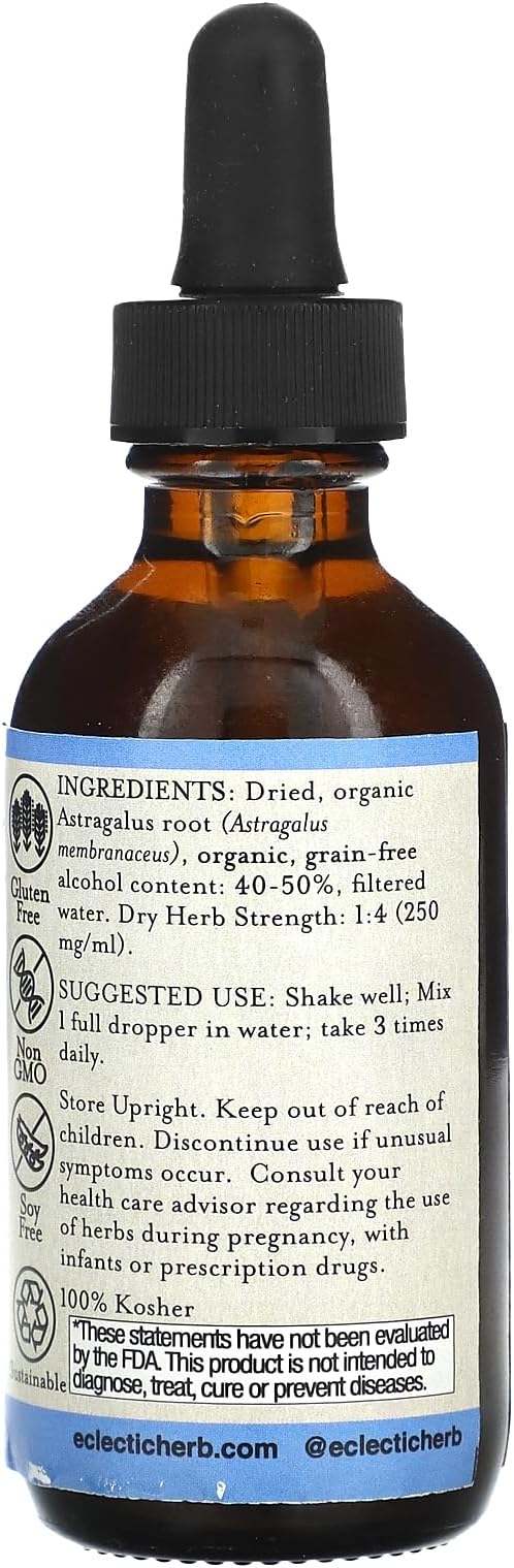 Organic Astragalus - 60 ml - Eclectic Institute