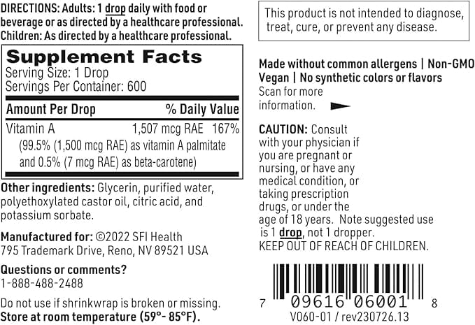 Micellized Vitamin A 30 ml - Klaire Labs