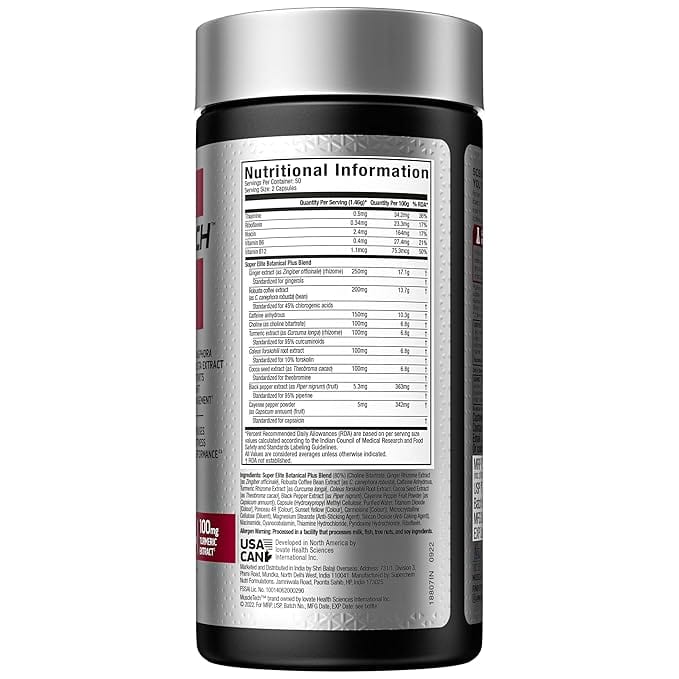 MuscleTech Hydroxycut Hardcore Super Elite - 100 vcaps