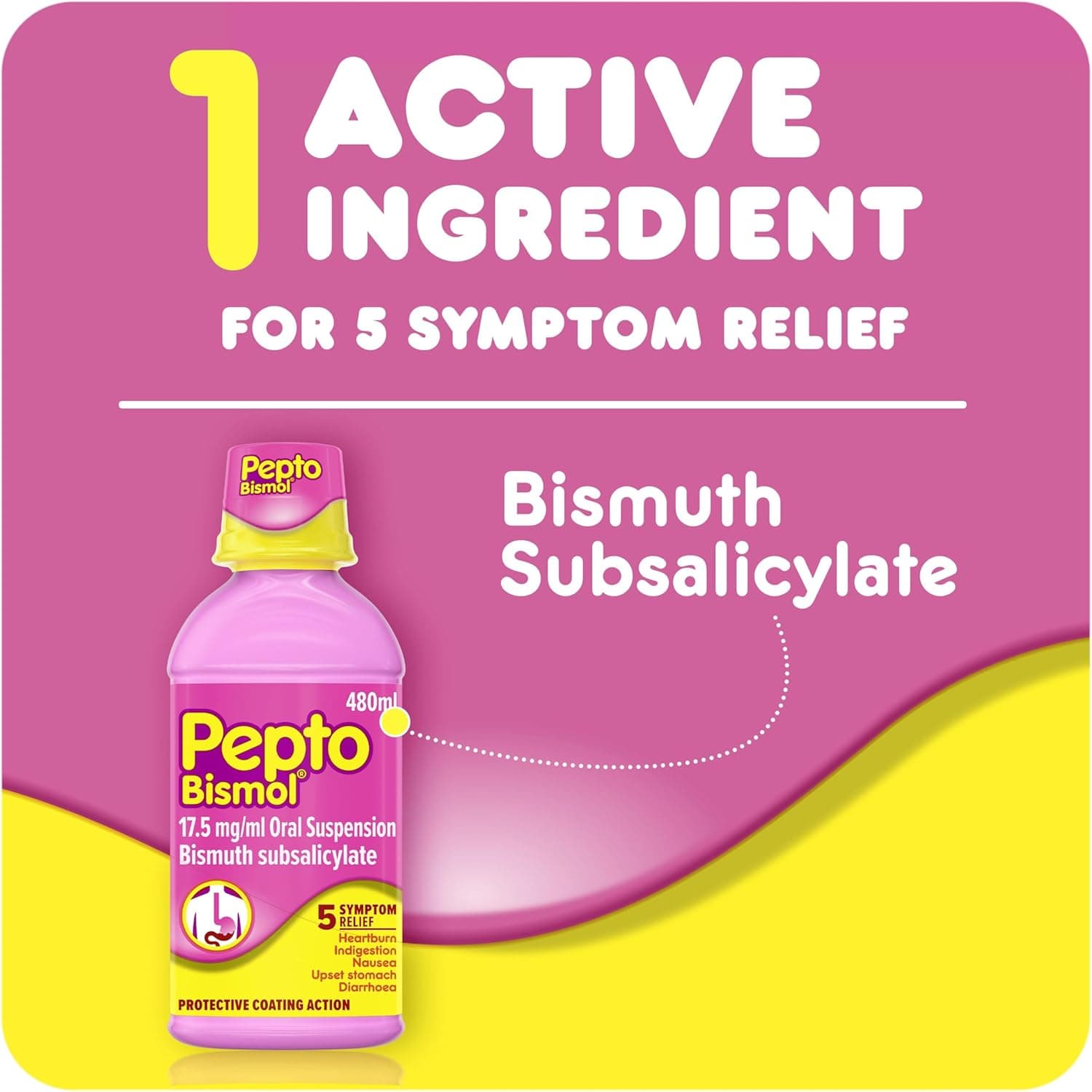 Pepto Bismol Liquid 480ml