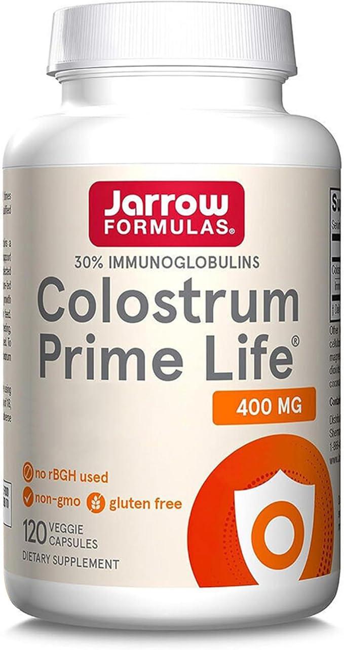 Colostrum Prime Life 400 mg - 120 Capsules - Jarrow Formulas