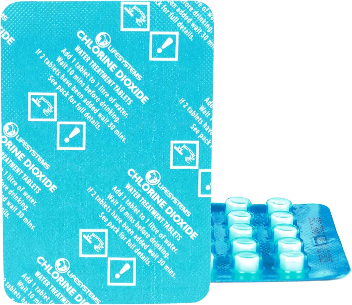 Lifesystems Chlorine Dioxide Water Purification Tablets Pack of 30