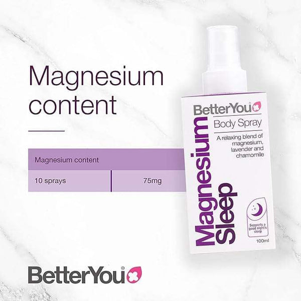 Magnesium Sleep Body Spray - 100 ml - BetterYou Ltd - Soi **