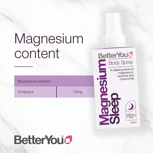 Magnesium Sleep Body Spray - 100 ml - BetterYou Ltd - SOI**