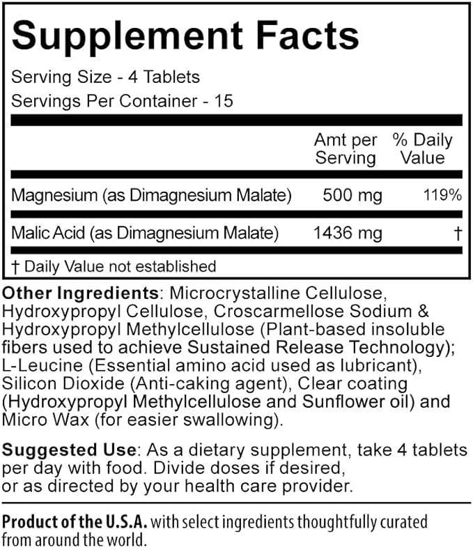 Magnesium mit SRT (B -frei) 60 Tabletten - Puzzlerngesundheit