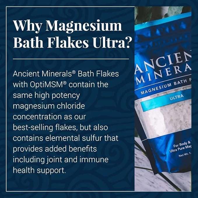 Magnesium Bath Flakes 750G - Ancient Minerals