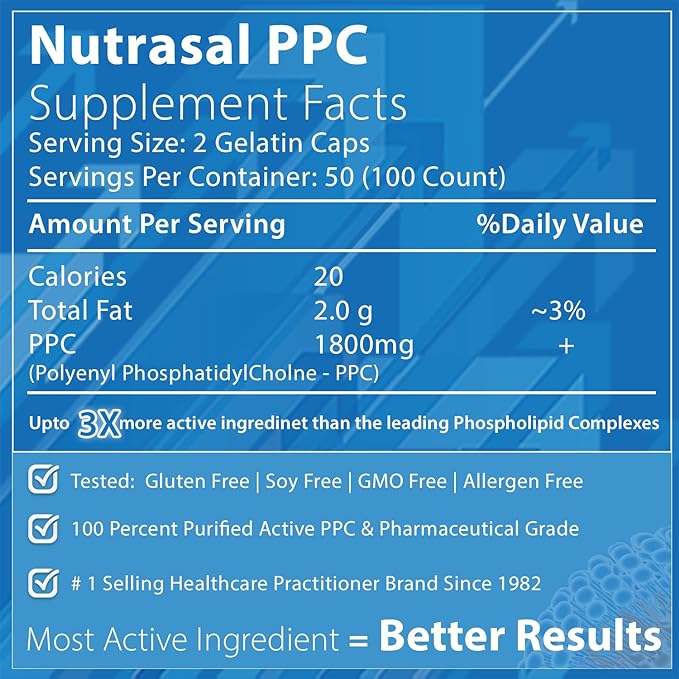 PhosChol PPC 900 mg 100 gels - Nutrasal