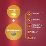 Seven Seas Omega 3 & Multivitamins Woman Pack of 30 Duo