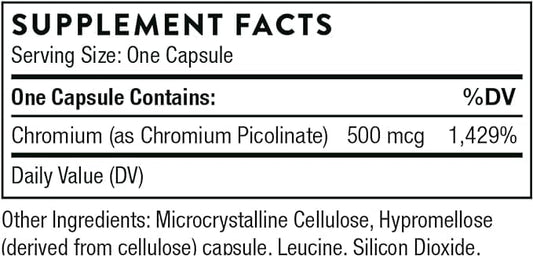 Chromium Picolinate, 60 Veggie Caps - Thorne Research