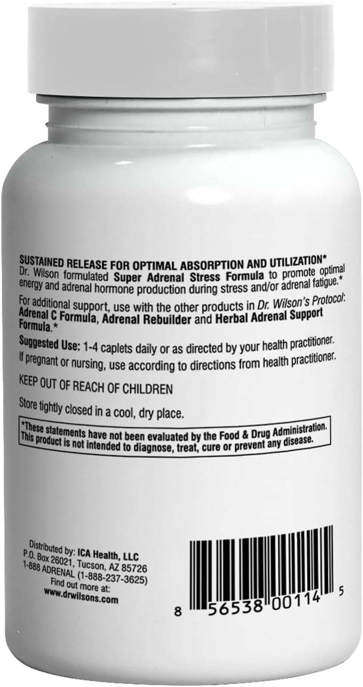 Super Adrenal Stress Formula, 150 Caplets - Dr. Wilson