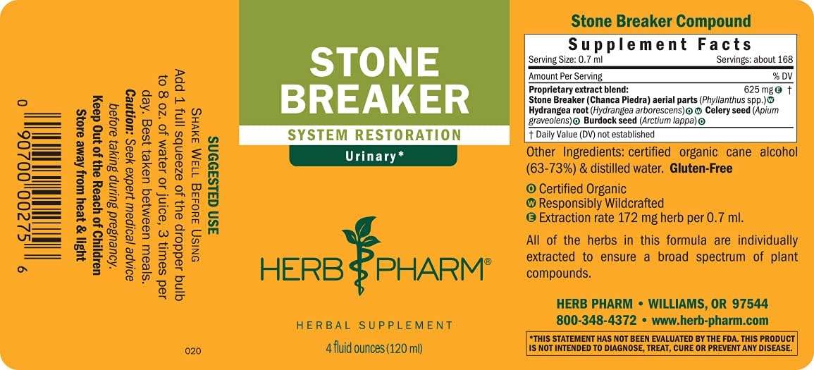 Spojina Stone Breaker, 4 oz - Herb Pharm