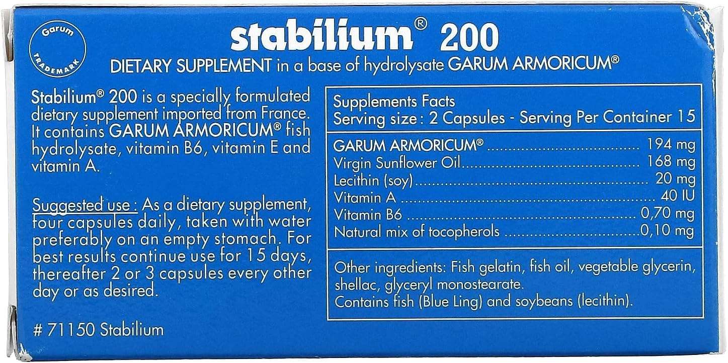 Stabilum 200 (30 de capsule) - Grup de cercetare alergică