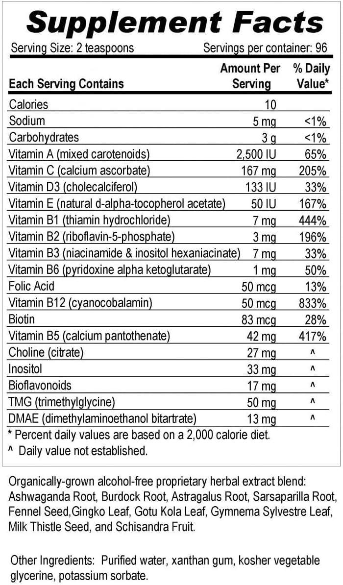 Spektrum -támogatás II, (p5p) vitaminok, citrom/lime 947ml - agyalapú táplálkozások