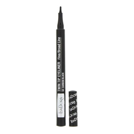 Isadora Twin Tip 52 Carbon Black Eyeliner 1ml