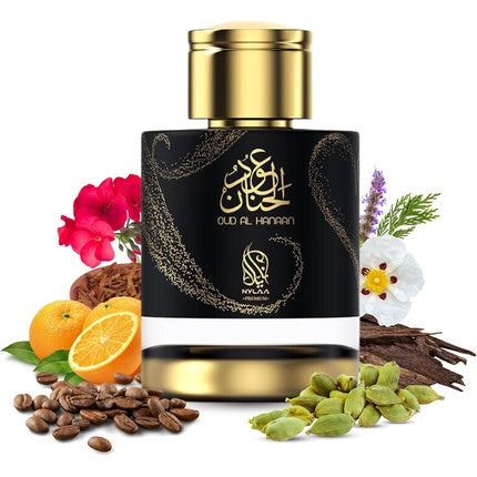 Oud Al Hanaan 100ml Oud Perfume for Women and Men Madawi Arabian Oudh Strong Scent of Oud & Patchouli with Tobacco Woody Fragrance