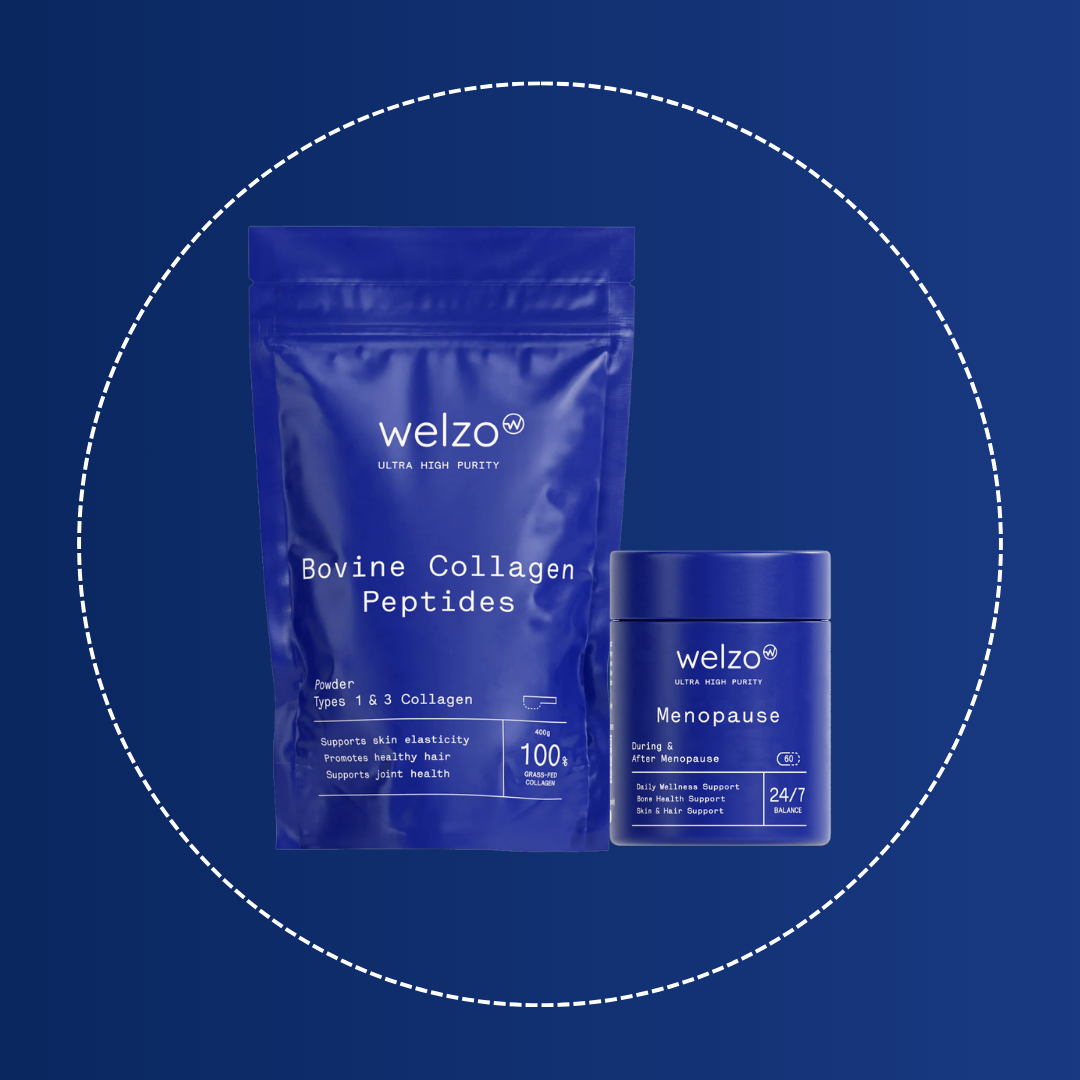 Welzo Menopause Daily Support Bundle box