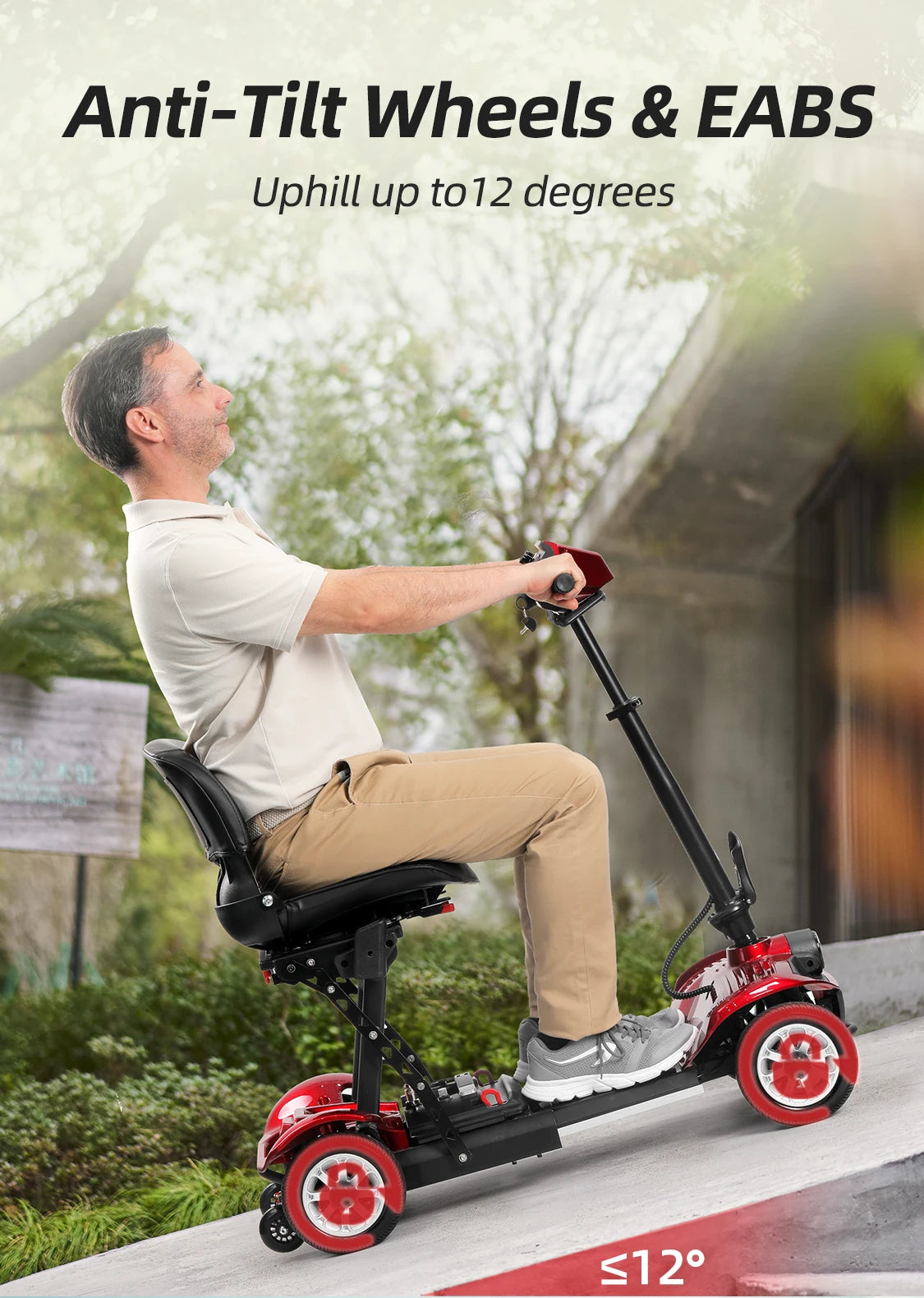 Welzo AutoFold 1100 - Automatic Folding Mobility Scooter
