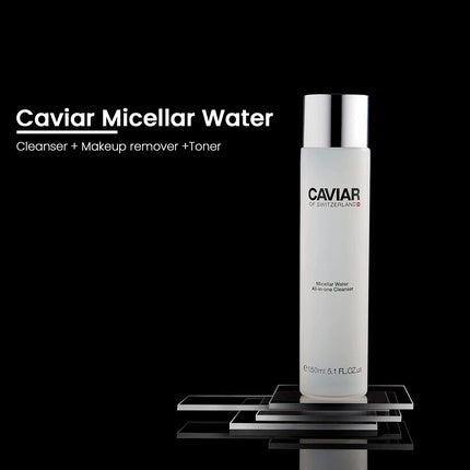 Caviar Micellar Water Face Cleanser Makeup Remover Cleanser for Face 5 Fl Oz