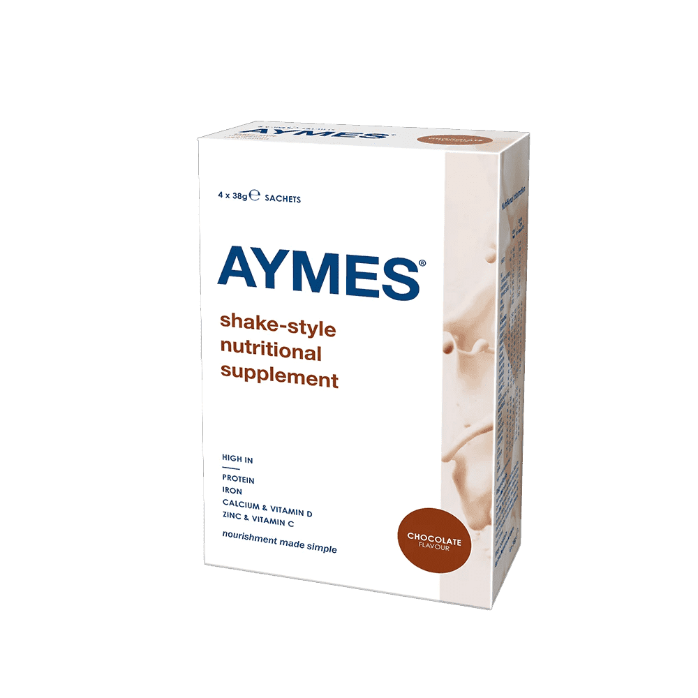 Aymes Powdered Shake Chocolate Flavour 4 x 38g Sachets - welzo