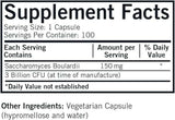 Saccharomyces Boulardii, 100 capsules - Kirkman Laboratories