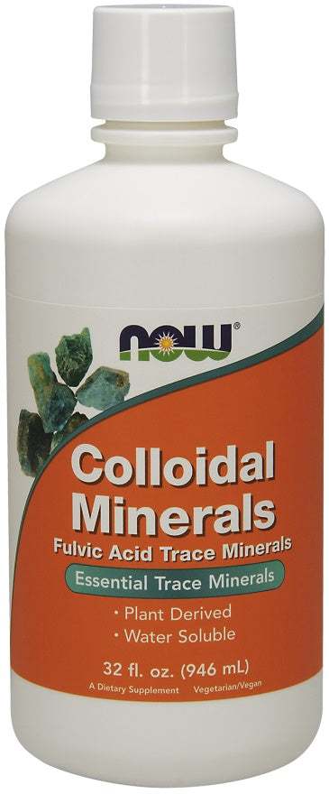 NOW Foods Colloidal Minerals, Raspberry - 946 ml.