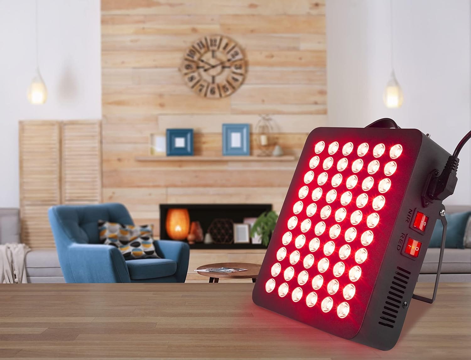 Hoge dosis therapie -apparaat 300W - infraroodlamp en rood lichtpaneel 660/850nm - versie 3