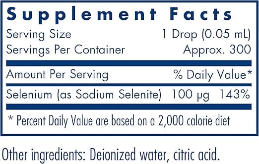Grupa badań o wysokiej dawce selenu 0,50 Fl Oz - Nutricology /
