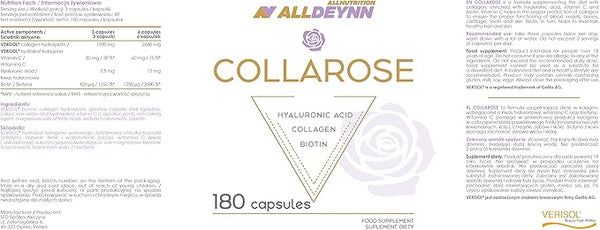 Allnutrition AllDeynn Collarose Caps - 180 caps