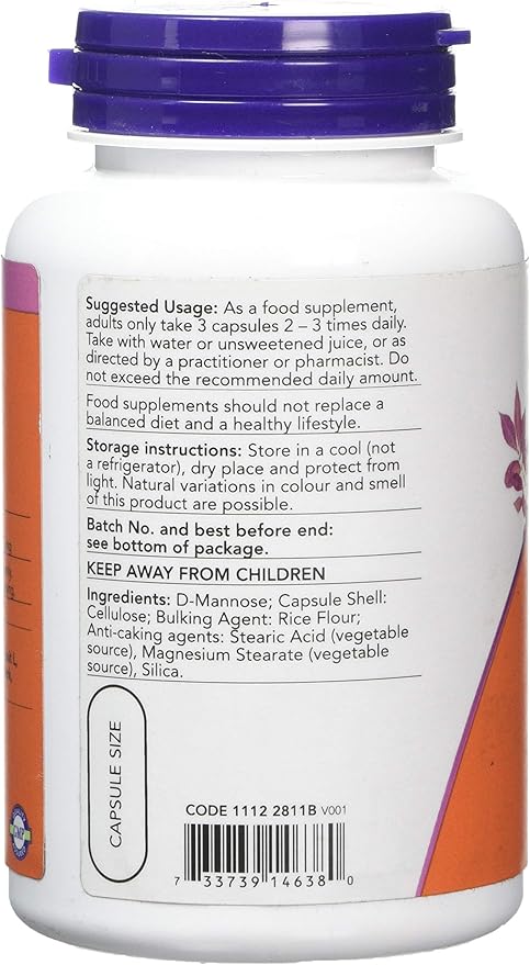 Ora alimenti d-mannose 500mg