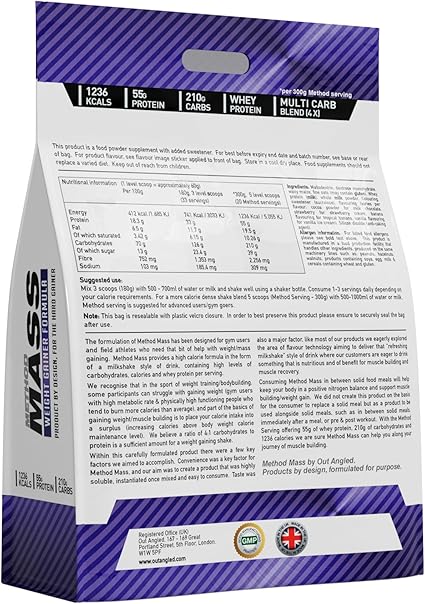 Outangled Method Mass 6 kg Erdbeercreme