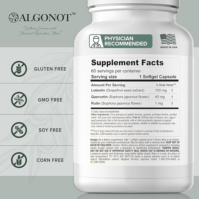 Neuroprotek LP (low fenol) 60 Softgels - Algonot