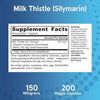 Milk Thistle 150 mg, 100 capsules - Formules Jarrow