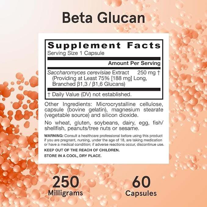 Beta Glucan - 60 Caps - Formule Jarrow