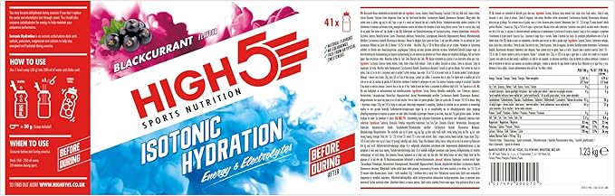 HIGH5 Isotonic Hydration Drink 1.23kg Blackcurrant