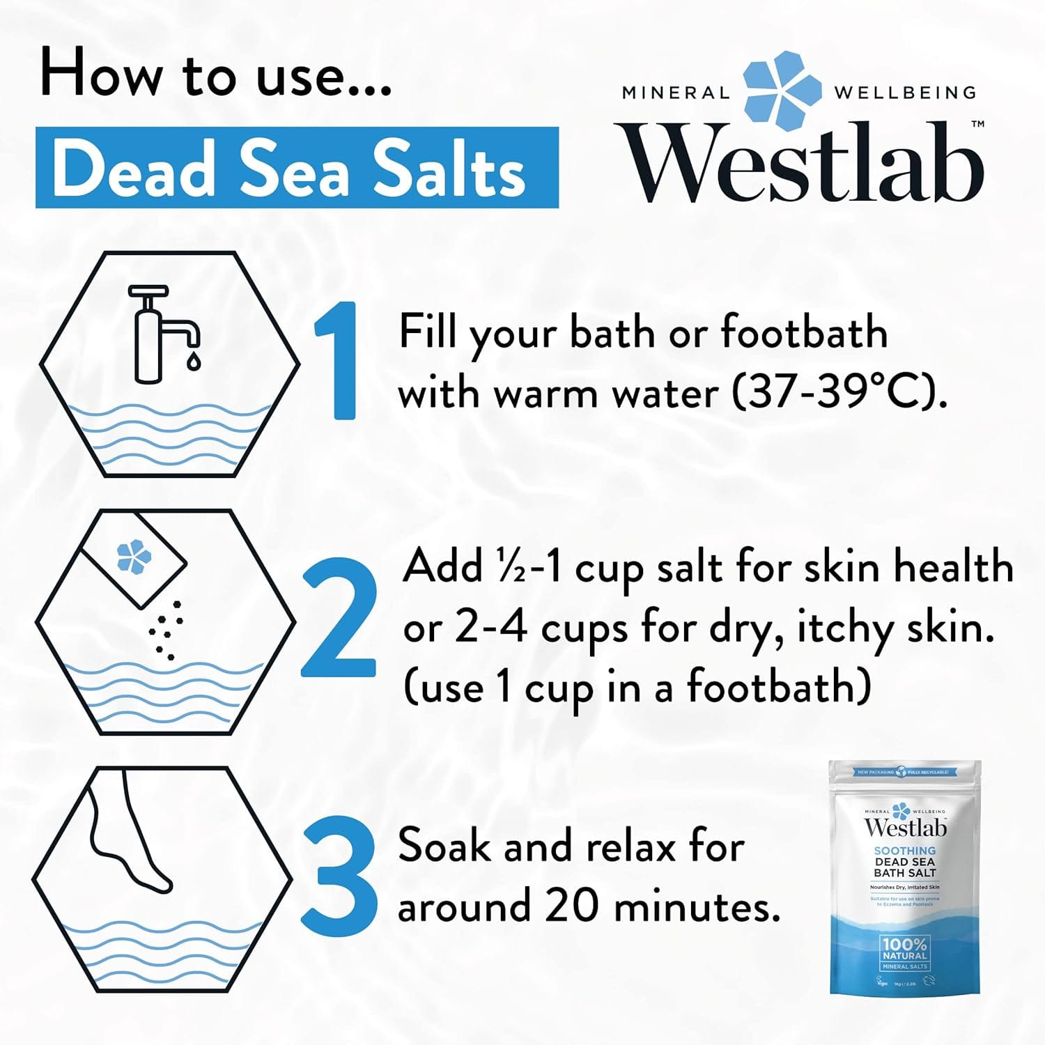 Westlab Dead Sea Salt 1kg