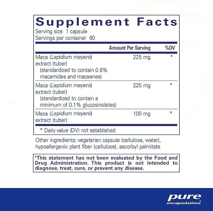 Maca-3 - 60 Capsules - Pure Encapsulations