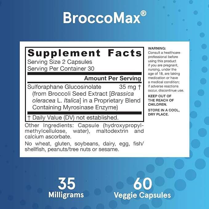 BrocComax, 60 Capsules - Jarrow Formule