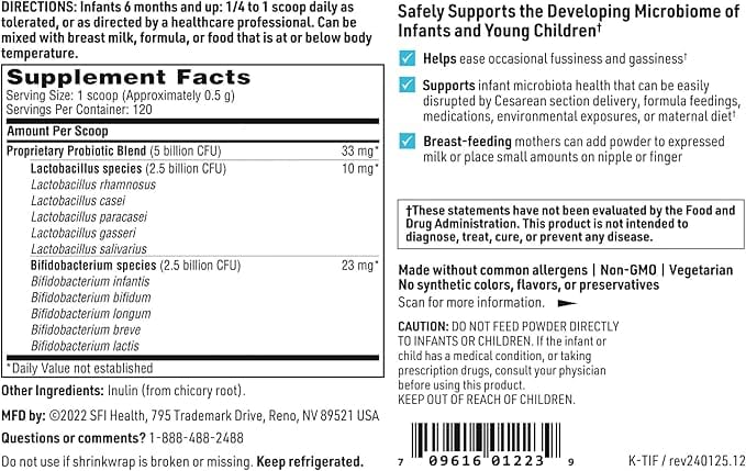 Ther -biotic for spædbørn pulver, 66G - Klaire Labs (SFI Health)