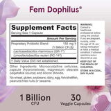 Fem-Dophilus (Shelf stable), 30 Capsules - Jarrow Formulas