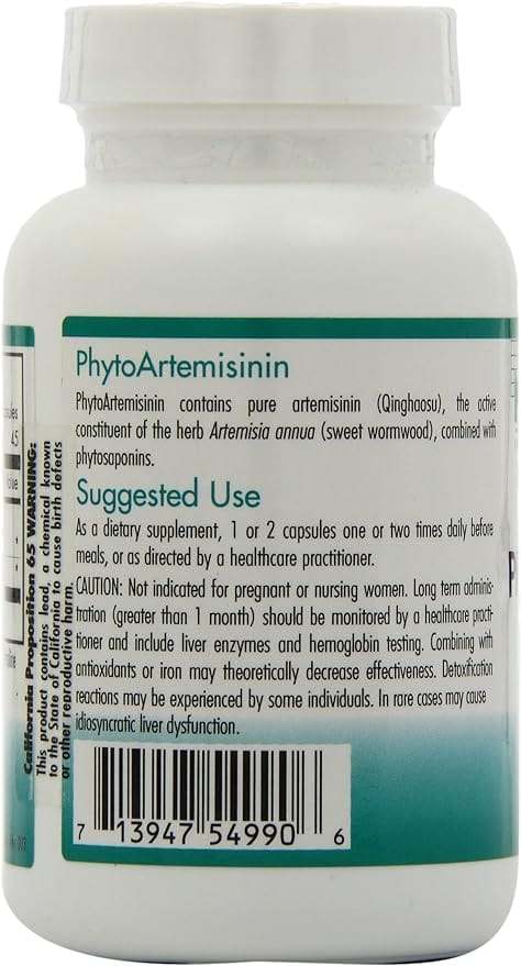 Phytoartemisinin 90 Vegetarische capsules - Nutricology / Allergy Research Group