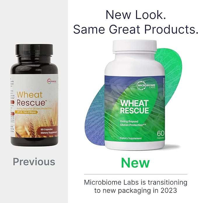 Wheat Rescue (60 capsules) - Microbiome Labs