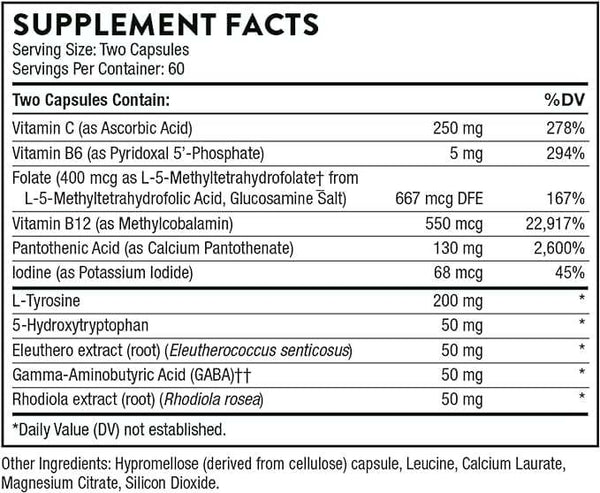 DEPROLOFT-HF (Mood Plus) 120 Capsules - Thorne Research