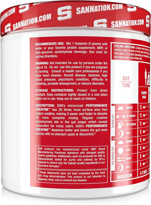 SAN Performance Creatine - 300 grams