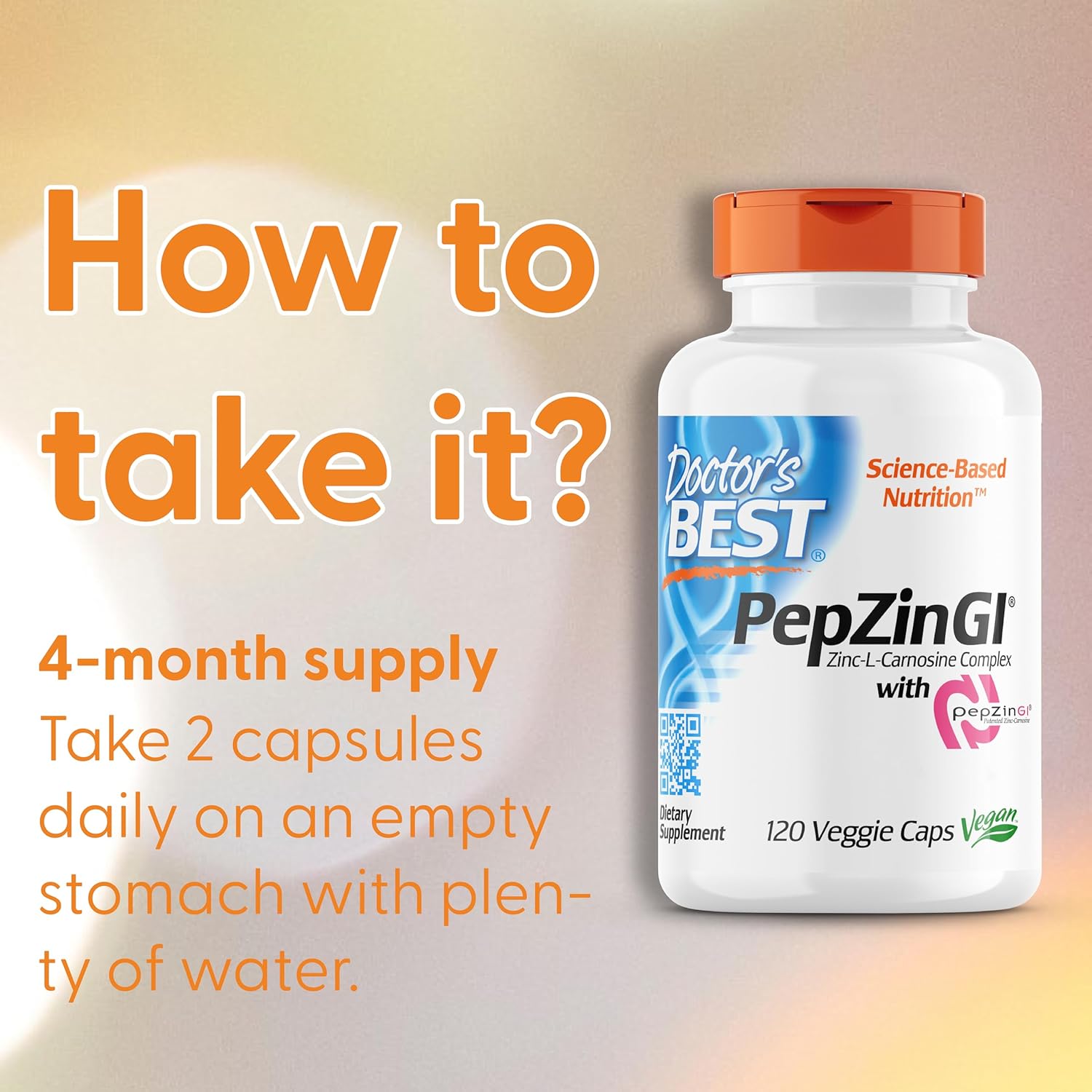 Doctor's Best PepZin GI - 120 vcaps