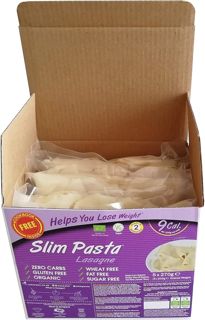 Eat Water Slim Pasta Lasagne Organic 270g