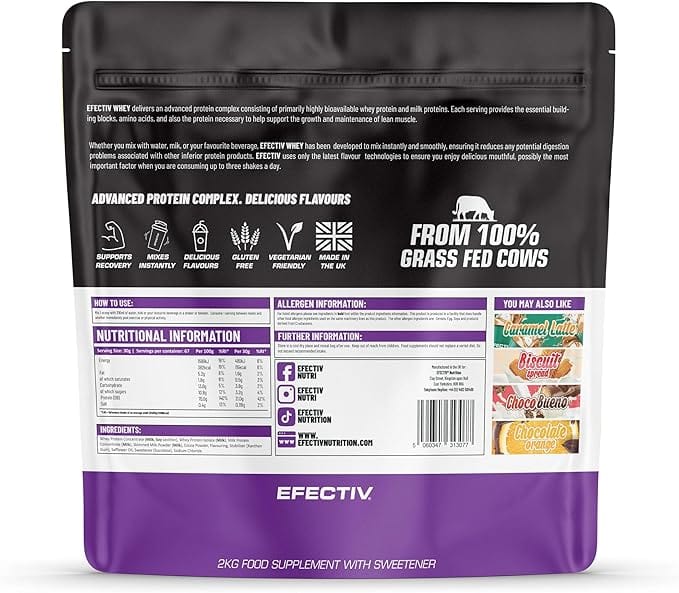 Efectiv Nutrition Whey Protein 2000 Grams