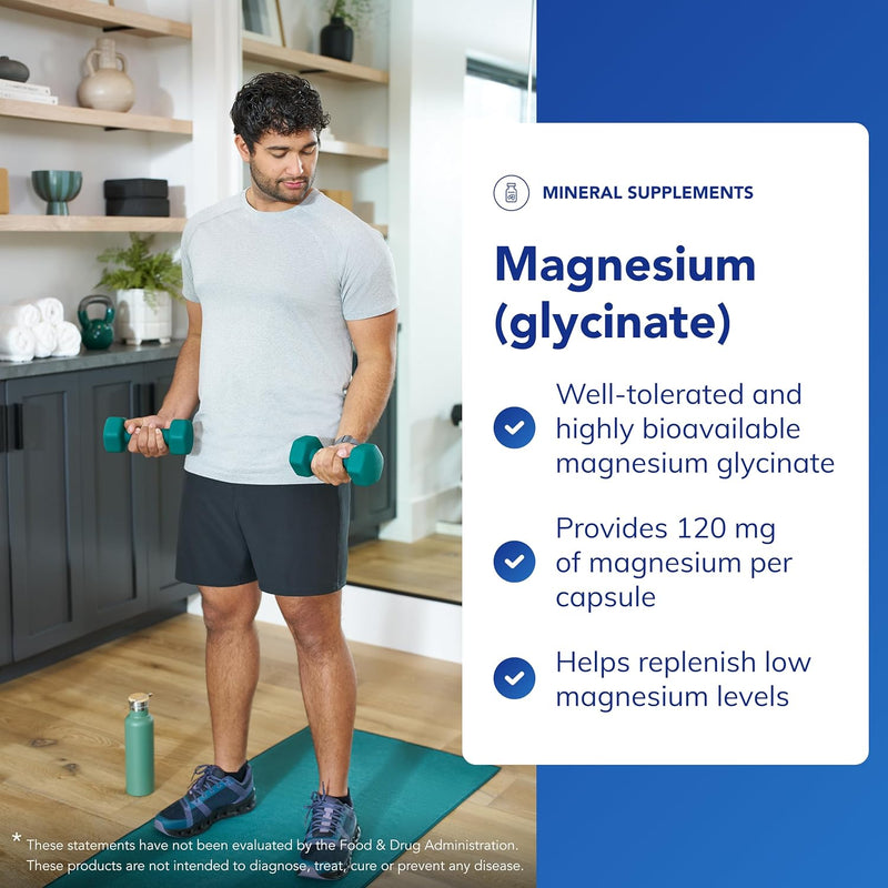 Hořčík (glycinát) 120 mg 90 VCAPS - čisté zapouzdření