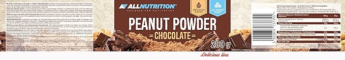 Allnutrition Peanut Powder, Chocolate - 200 grams