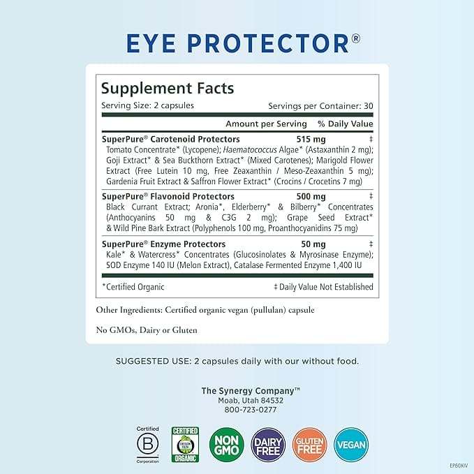 Eye Protector, 60 kapsul - Synergy Company