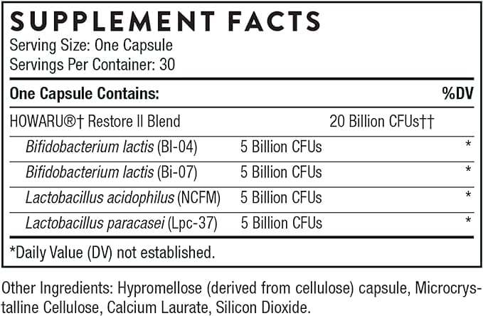 FloraSport 20b, 30 Veggie Caps - Thorne Research